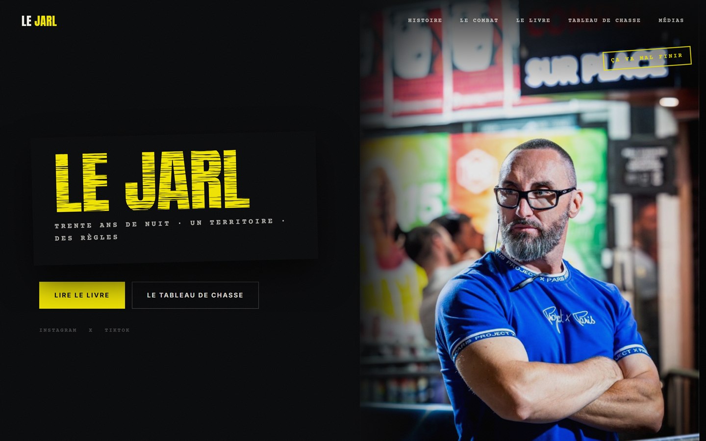 Site Le Jarl, site officiel de l'auteur Yovan Delourme